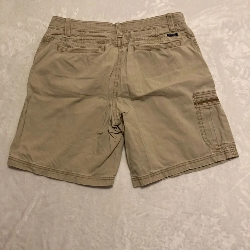 G.H. Bass & Co. Mens KHAKI‎ Groundwork Shorts 34x10 TAN